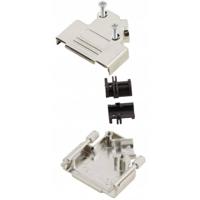MH Connectors MHD45ZK-9-RA-K 6560-0106-11 D-sub behuizing Aantal polen: 9 Metaal 45 ° Zilver 1 stuk(s) - thumbnail