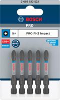 Bosch Accessoires PRO Phillips slagschroefbit | PH2 | 55 mm | 5 stuks - 2608522522 - thumbnail