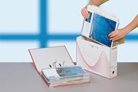 Archiefdoos Esselte Boxy 80mm 250x352mm wit - thumbnail