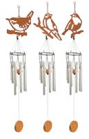 Windgong vogel roest ass l9b19h74 cm Esschert Design - Esschert design - thumbnail