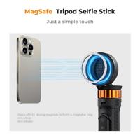 K&F Concept MS19 Selfie Stick Statief Magnetisch 162cm - thumbnail
