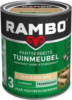 Pantserbeits tuinmeubel mat tr. 0000 0,75l Rambo - Rambo Pantserbeits tuinmeubel mat tr. 0000 0,75l Rambo - Rambo
