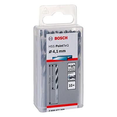 Bosch Accessoires 10X Metaalboor HSS Pointeq 4,1mm - 2608577209 Bosch Accessoires 10X Metaalboor HSS Pointeq 4,1mm - 2608577209