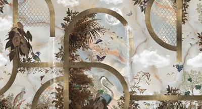 Muance Muance Fotobehang Classic gold - MU13002