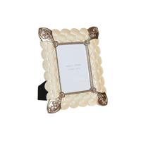 Fotolijsten DKD Home Decor 22,8 x 2,6 x 28,6 cm Kristal Koper Wit Hars Romantiek - thumbnail