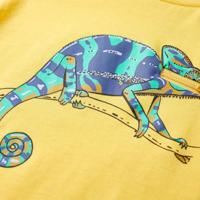 Kindershirt met korte mouwen 92 lichtokerkleurig - thumbnail