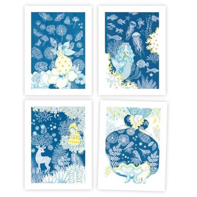 Cyanotype in het maanlicht - DJECO meerkleurig - thumbnail