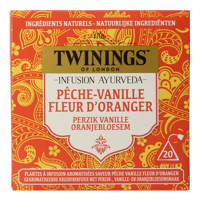 Twinings Ayurveda vanilla perzik oranjebloesem 20 Stuks - thumbnail