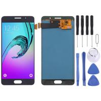 LCD-scherm en digitizer volledige assemblage (TFT materiaal) voor Galaxy A5 (2016)/A510 (zwart) - thumbnail