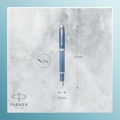 Parker IM Rituals vulpen, blauw CT, medium, giftbox Parker IM Rituals vulpen, blauw CT, medium, giftbox