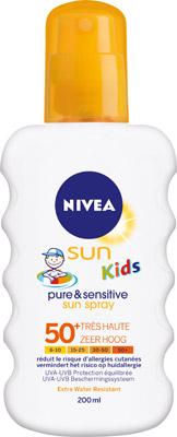 Nivea Sun Kids Protect & Sensitive Spray SPF50+