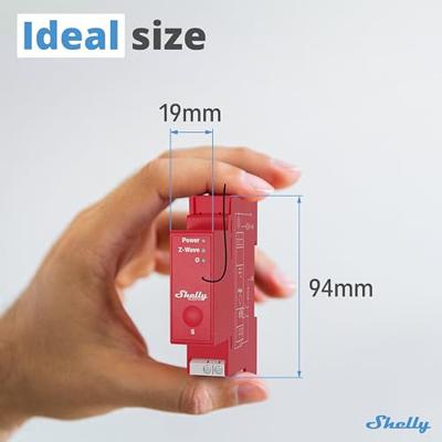 Shelly Qubino Wave 1PM - DIN rail z-wave schakelaar
