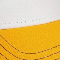 Atlantis AT527 Rapper Canvas Cap - White/Gold/Dark-Grey - One Size - thumbnail