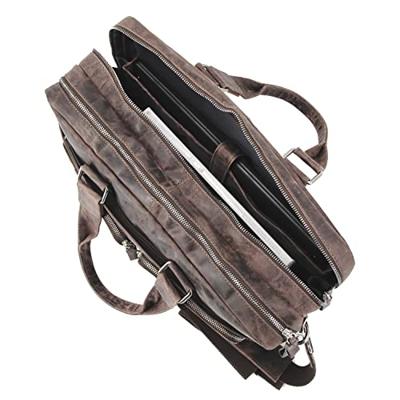 Juscha JU-48210 Laptop Aktetas Roberto Romano TORINO Bruin, Echt Leer 31x42x12cm Juscha JU-48210 Laptop Aktetas Roberto Romano TORINO Bruin, Echt Leer 31x42x12cm