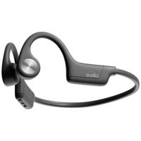 Sudio B2 zwart, draadloze oortelefoon met Bluetooth 5.3, botgeleidingstechnologie, microfoons, ruimtelijk geluid door Dirac Virtuo, tot 7,5 uur speeltijd, snel opladen, IPX5-waterbestendigheid - thumbnail