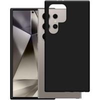 Just in Case Soft TPU Case voor Samsung S24 Ultra Telefoonhoesje Zwart - thumbnail