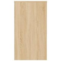 Bureau 90x40x72 cm bewerkt hout sonoma eikenkleurig - thumbnail