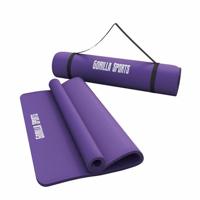 Yogamat Deluxe 190 x 60 x 1,5 cm Paars - thumbnail
