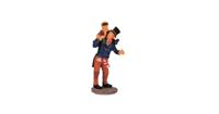 Lemax bob cratchit and tiny tim kerstdorp figuur type 1 Caddington Village 2000 - thumbnail