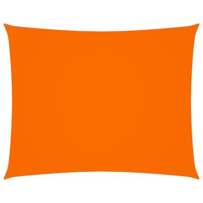 Zonnescherm rechthoekig 3,5x4,5 m oxford stof oranje