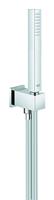 GROHE Euphoria Cube Stick Handdoucheset - 1 straalsoort - staaf - met houder - met wandaansluitbocht - gladde slang - 125cm - chroom 26405000 - thumbnail