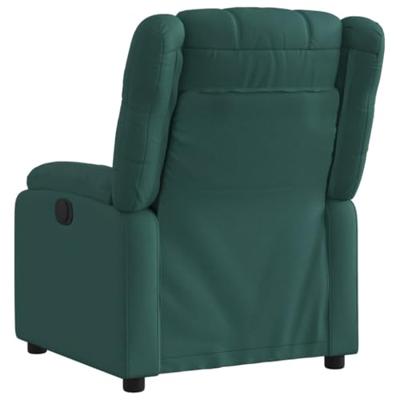 Fauteuil verstelbaar stof donkergroen