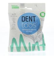 Denttabs Tandpasta tabletten - zonder fluor - mint - thumbnail