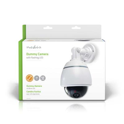 Dummy beveiligingscamera | Dome | Wit