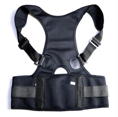 Mannelijke vrouwelijke verstelbare magnetische houding corrector korset terug mannen brace terug schouderriem lumbale ondersteuning rechte L (zwart) Mannelijke vrouwelijke verstelbare magnetische houding corrector korset terug mannen brace terug schouderriem lumbale ondersteuning rechte L (zwart)