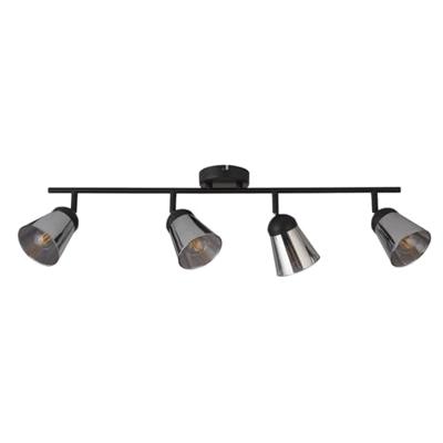 Searchlight Smoke plafondlampMega 4-lichts - 61170-4SM