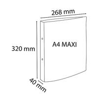 Exacompta ringmap Crystal, ft A4 maxi, 2 ringen van 3 cm, kristal - thumbnail