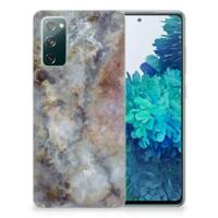 Samsung Galaxy S20 FE | TPU | Siliconen hoesje | Marmer Grijs - thumbnail