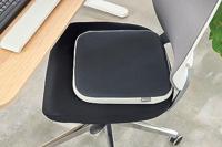 Leitz Ergo Actief wiebelkussen, met hoes, grijs - thumbnail