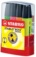 STABILO BOSS ORIGINAL markeerstift, Desk set Parade van 4 stuks in geassorteerde kleuren - thumbnail