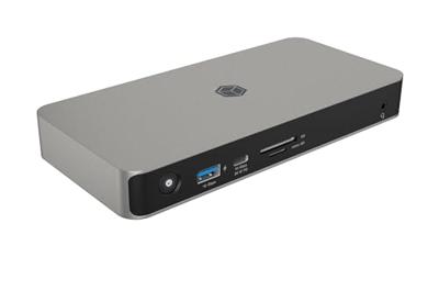 ICY BOX IB-DK2880-C41 Bedraad USB4 Antraciet, Zwart ICY BOX IB-DK2880-C41 Bedraad USB4 Antraciet, Zwart