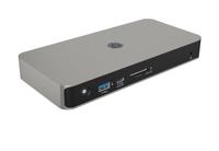 ICY BOX IB-DK2880-C41 Bedraad USB4 Antraciet, Zwart - thumbnail