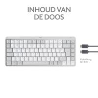 Logitech MX Mechanical Mini Mac toetsenbord Draadloos Wit - thumbnail