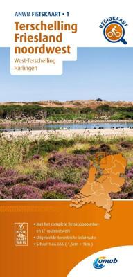 Fietskaart Terschelling, Friesland noordwest 1:66.666 - Anwb - Paperback (9789018047023)