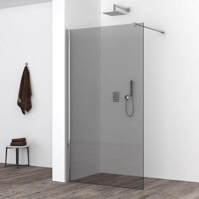 Wiesbaden Comfort Inloopdouche 90x200 cm - Nano Coating - Rookglas & Chrome Accenten