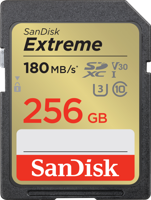 SanDisk Extreme SDXC 256 GB geheugenkaart - thumbnail