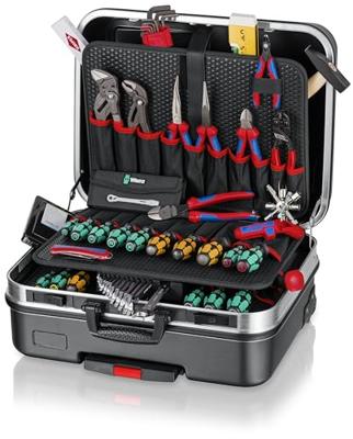 Knipex Gereedschapskoffer (gevuld) Electricien, Handwerker (l x b x h) 520 x 430 x 280 mm