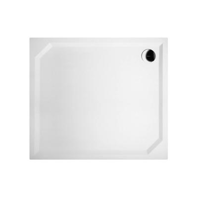 Douchebak Gegoten Marmer Sapho Sara 80x90x4 cm Rechthoek Wit Douchebak Gegoten Marmer Sapho Sara 80x90x4 cm Rechthoek Wit