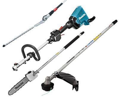 Makita DUX60ZX11 Accu Combisysteem + Bosmaaier, Kettingzaag & Heggenschaar 2x18V Basic Body Makita DUX60ZX11 Accu Combisysteem + Bosmaaier, Kettingzaag & Heggenschaar 2x18V Basic Body