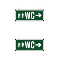 Rabonta LED Noodverlichting voor WC - 2 Stuks - Hangend - 3W - thumbnail