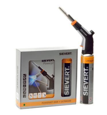 Sievert Powerjet set met Ultragas EU (7/16") aansluiting - 253512
