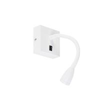 QAZQA Moderne flexibele wandlamp wit LED - Flex - thumbnail