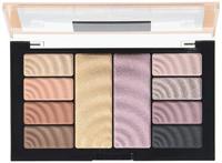 Maybelline Total Temptation Eyeshadow and Highlight Palette 001 - 8 Nude Kleuren Oogschaduw, 2 Highlighters - thumbnail