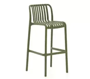 Barstoel Groen G-17 Porto Barkruk Stapelbaar Vita