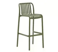 Barstoel Groen G-17 Porto Barkruk Stapelbaar Vita - thumbnail