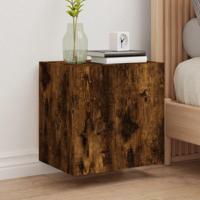 Tv-wandmeubels 2 st 40,5x30x40 cm bewerkt hout gerookt eiken - thumbnail